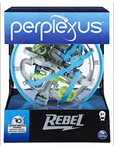 Perplexus rebel 6053147 labirinto 3d, 70 ostacoli in una sfera, gioco + 8anni