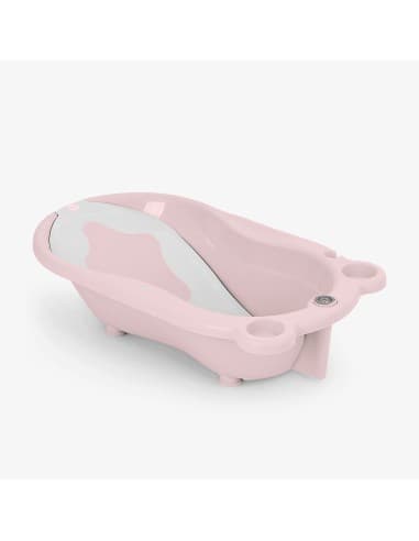 Vasca da bagno kai rosa con supporto ergonomico e termometro