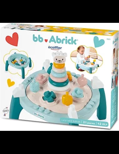 Tavolino attività 42x27 cm, centro attività con 21 pezzi per bambini