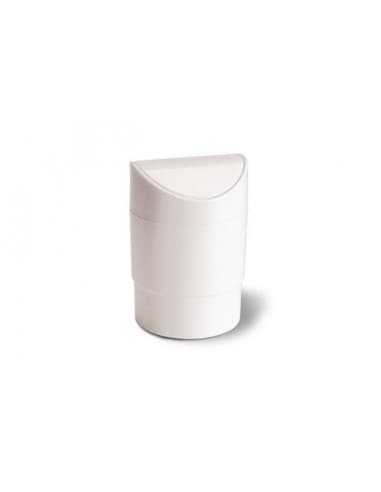 Gettarifiuti da tavolo bianco coperchio basculante 5170a