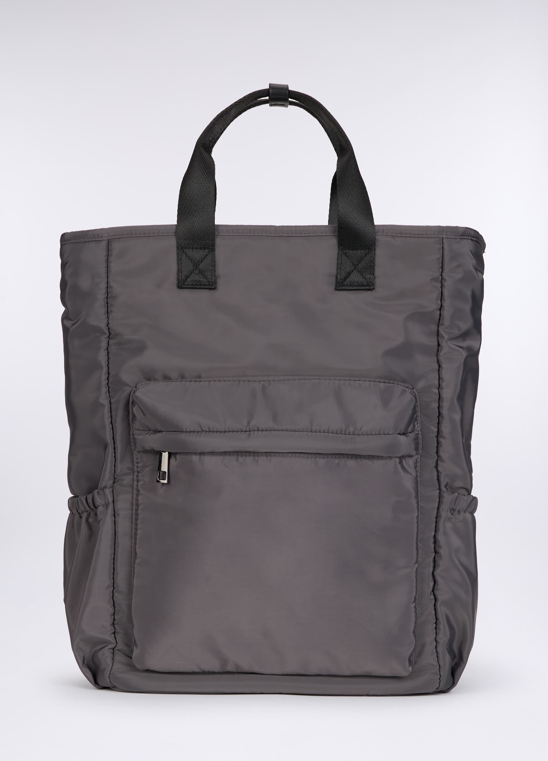 Upim, Borsa-zaino In Tessuto Donna, Grigio scuro, Taglia: ONE SIZE