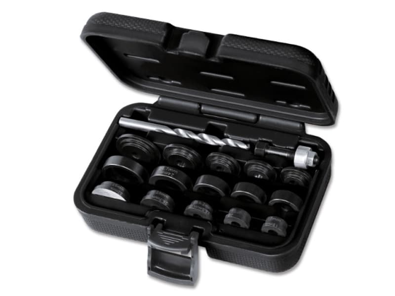Set fustelle Beta 1367/K10 per installazione sensori di parcheggio, 17-32mm
