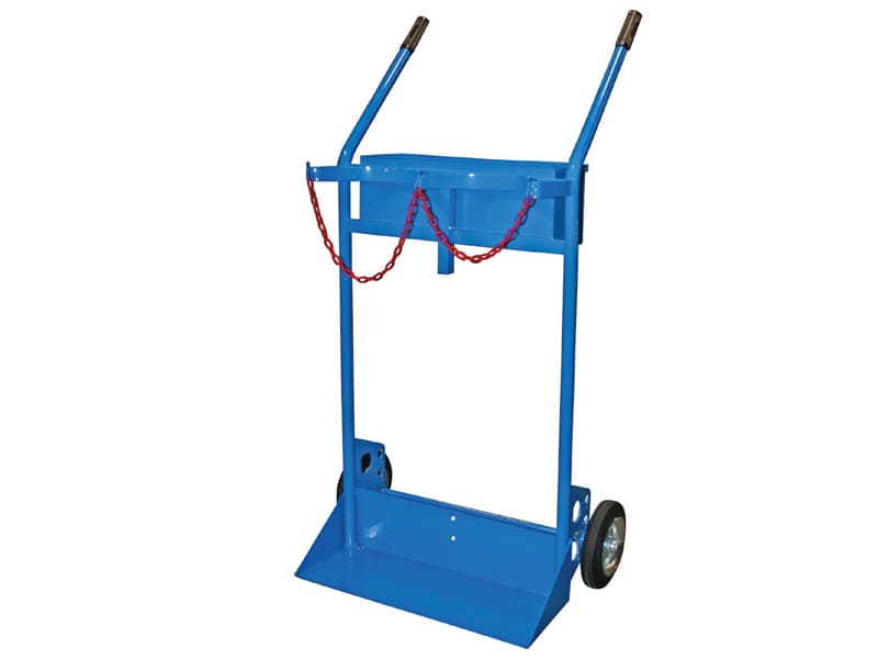 Carrello portabombole biposto Carvel 720x1250mm con cassetta per bombole gas ��250mm