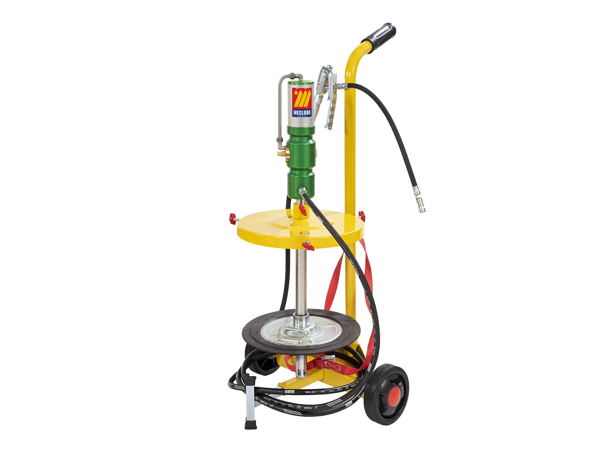 Pompa pneumatica di ingrassaggio Meclube per fusti 18-30 Kg, rapporto 60:1
