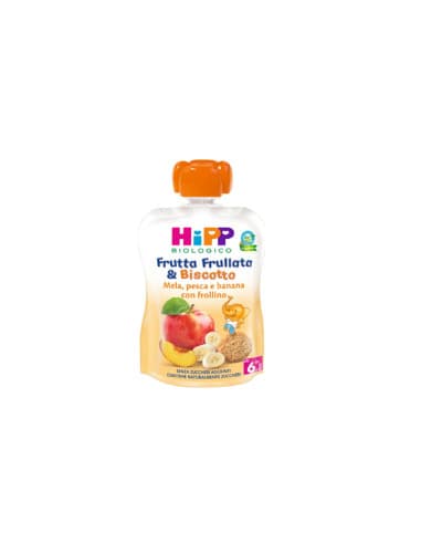 Hipp - Frutta Frullata Mela Pesca Banana E Biscotto
