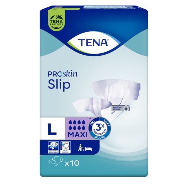 PANNOLONE PER INCONTINENZA A MUTANDINA TENA SLIP MAXI L 10 PEZZI