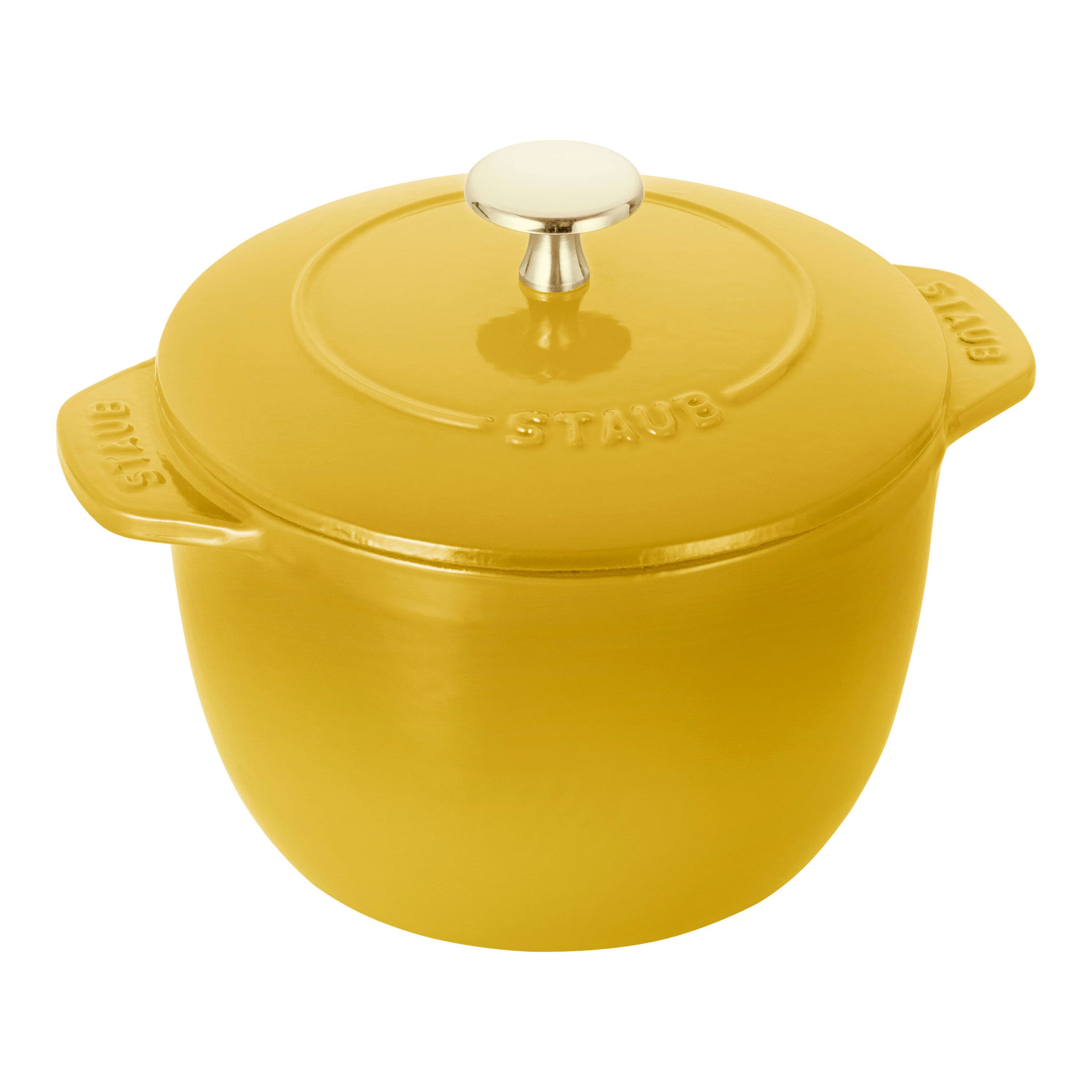 Staub La Cocotte Cocotte per riso 16 cm, rotondo, citron, ghisa